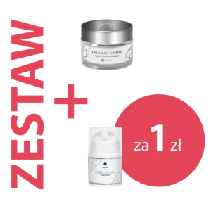 Zestaw - Krem Biały Diament + Krem do rąk za 1zł
